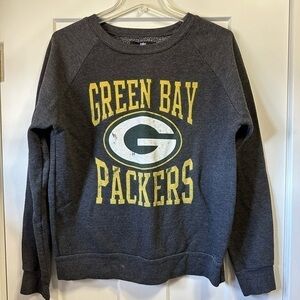 Green Bay Packers Official NFL Gray Crewneck Sweatshirt